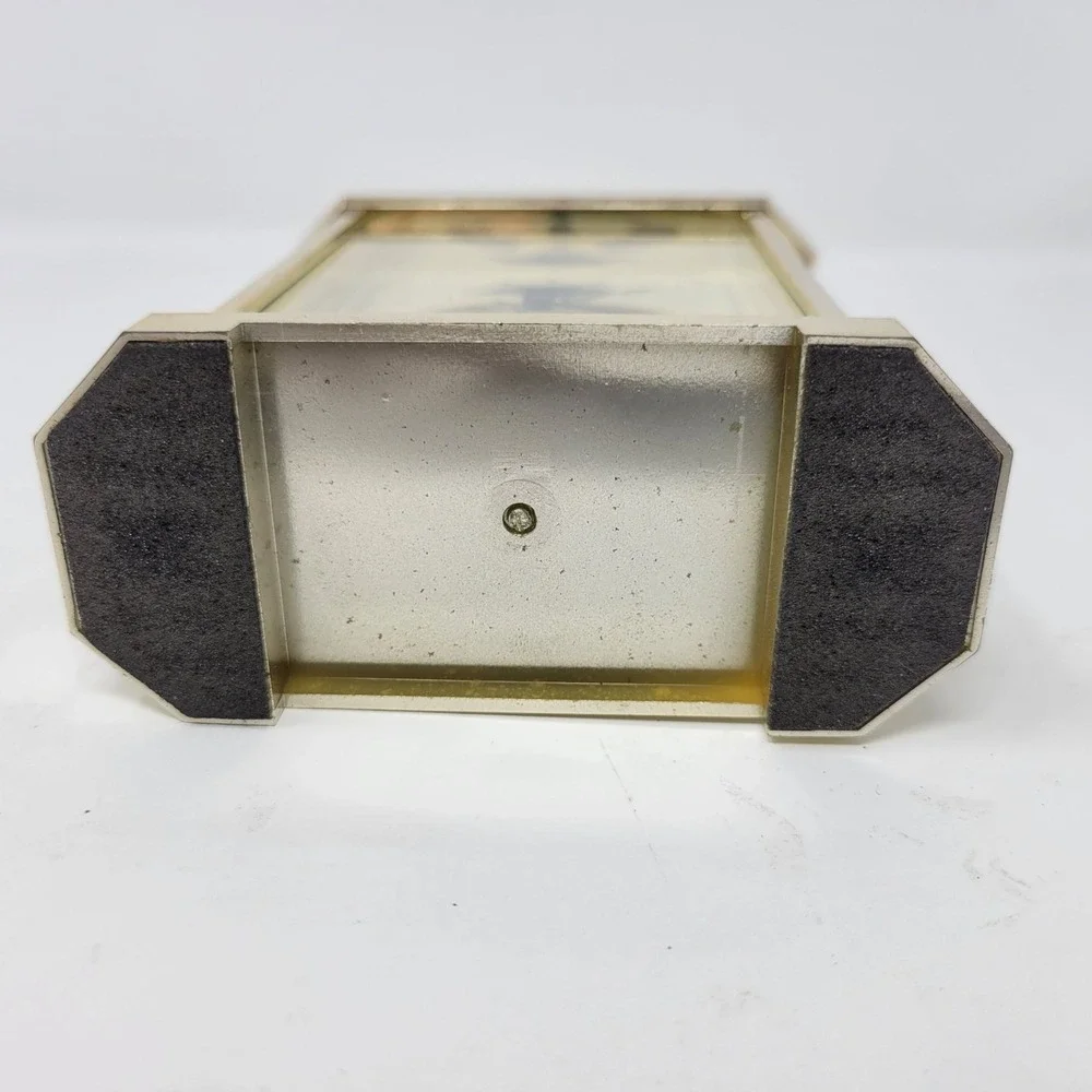 Bulova Gold-Tone Quartz Carriage Clock With Moon‎ Phase AS-IS PARTS ONLY